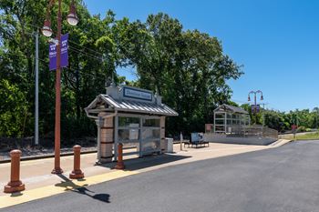 Directly across from the music city star train station
